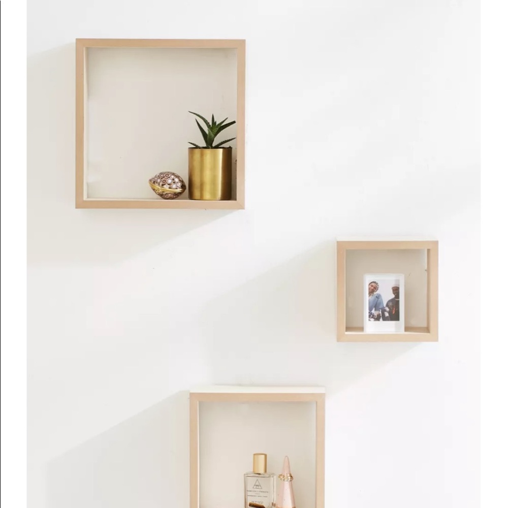 Urban outfitters three square shelves